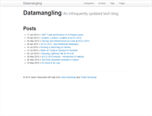 Tablet Screenshot of datamangling.com